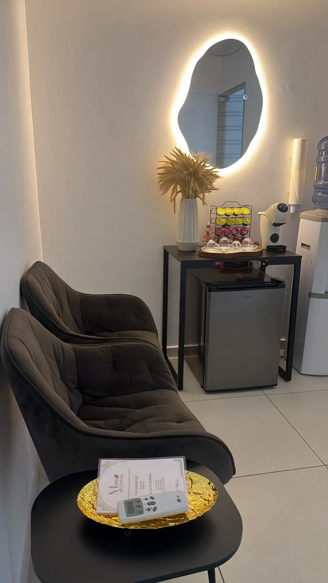 Sala de espera do consultório